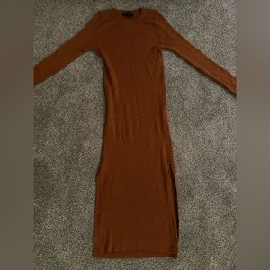 Brown Bodycon Dress